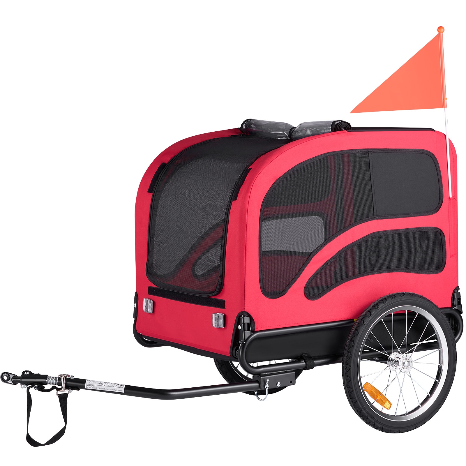 Dog Bike Trailer For Pet Transportation With Quick Release Wheels_voghion.com